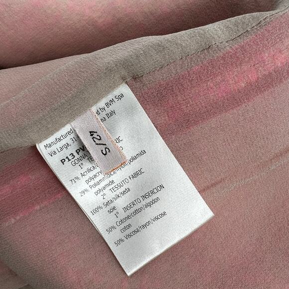 Giambattista Valli Tweed Pencil Skirt Pink Size 42 / Small - Picture 4 of 6